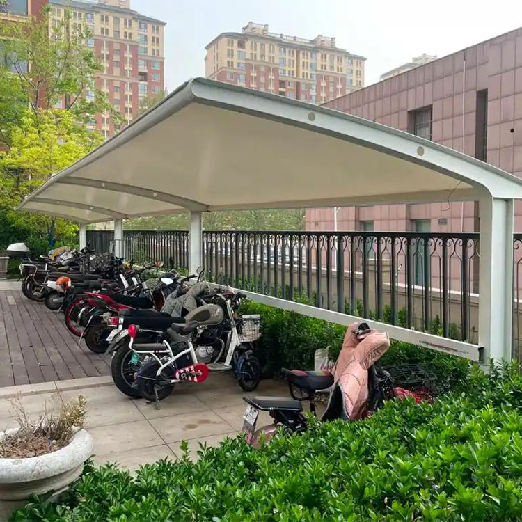 宁远县膜结构电动车棚